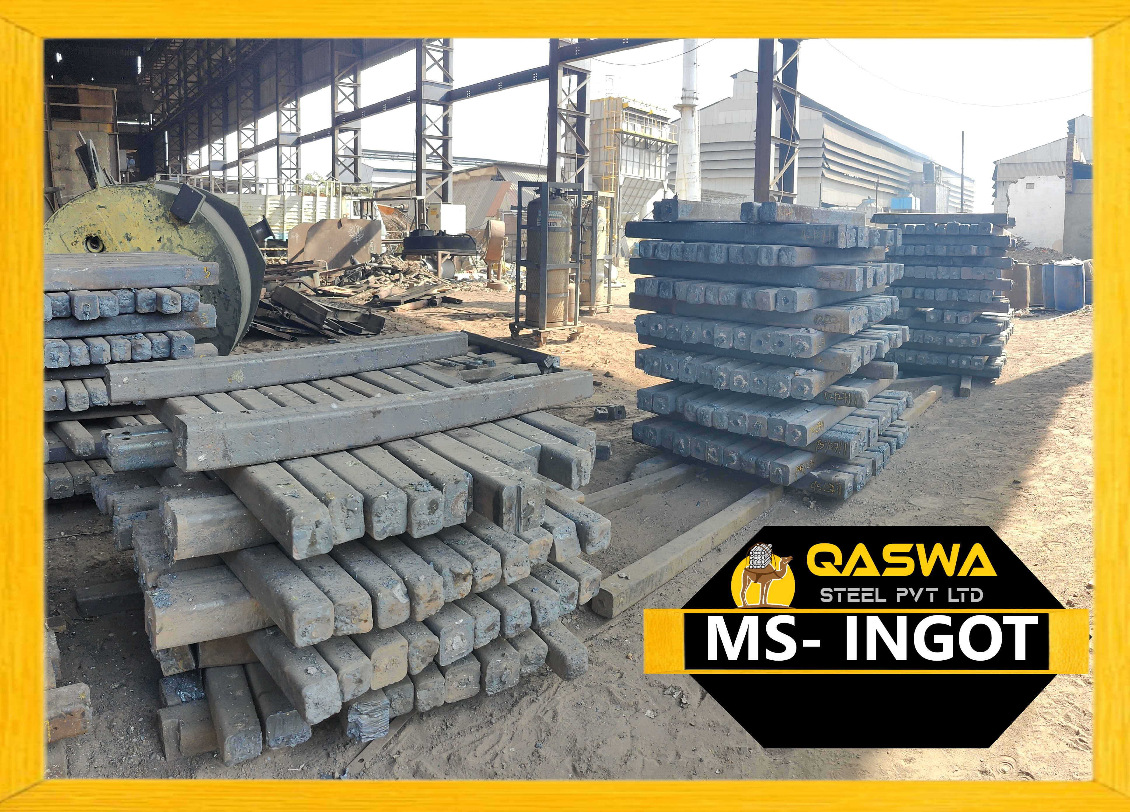 Qaswa Steel Pvt Ltd.in Manufacturer Ms Ingot Babra - Gujarat - India 